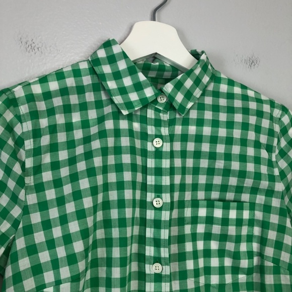 J Crew Green Plaid Long Sleeve Button Down - XSP - Picture 4 of 15
